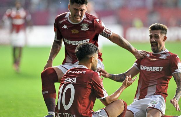 Descătușare vișinie » Rapid depășește criza cu o victorie superbă în fața Farului. Hagi nu mai pierduse cu giuleștenii de 17 ani