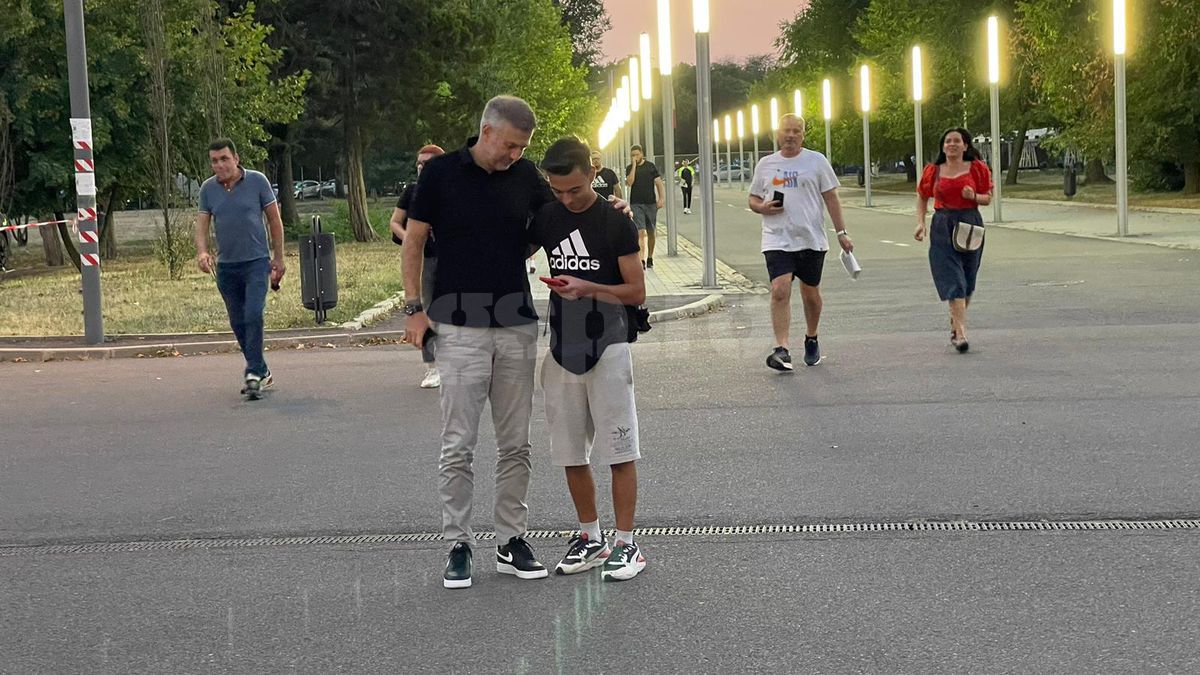 Anghel și Edi Iordănescu, la FCSB - Poli Iași