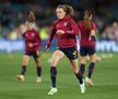Imagini de la încălzire - Spania - Anglia, finala Campionatului Mondial de Fotbal Feminin