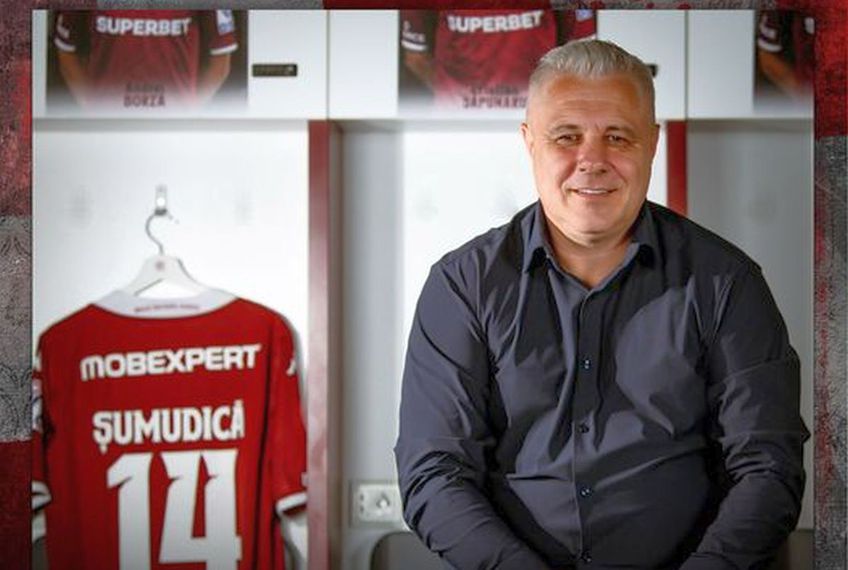 Marius Șumudică, prezentat oficial la Rapid, foto: Facebook FC Rapid 1923