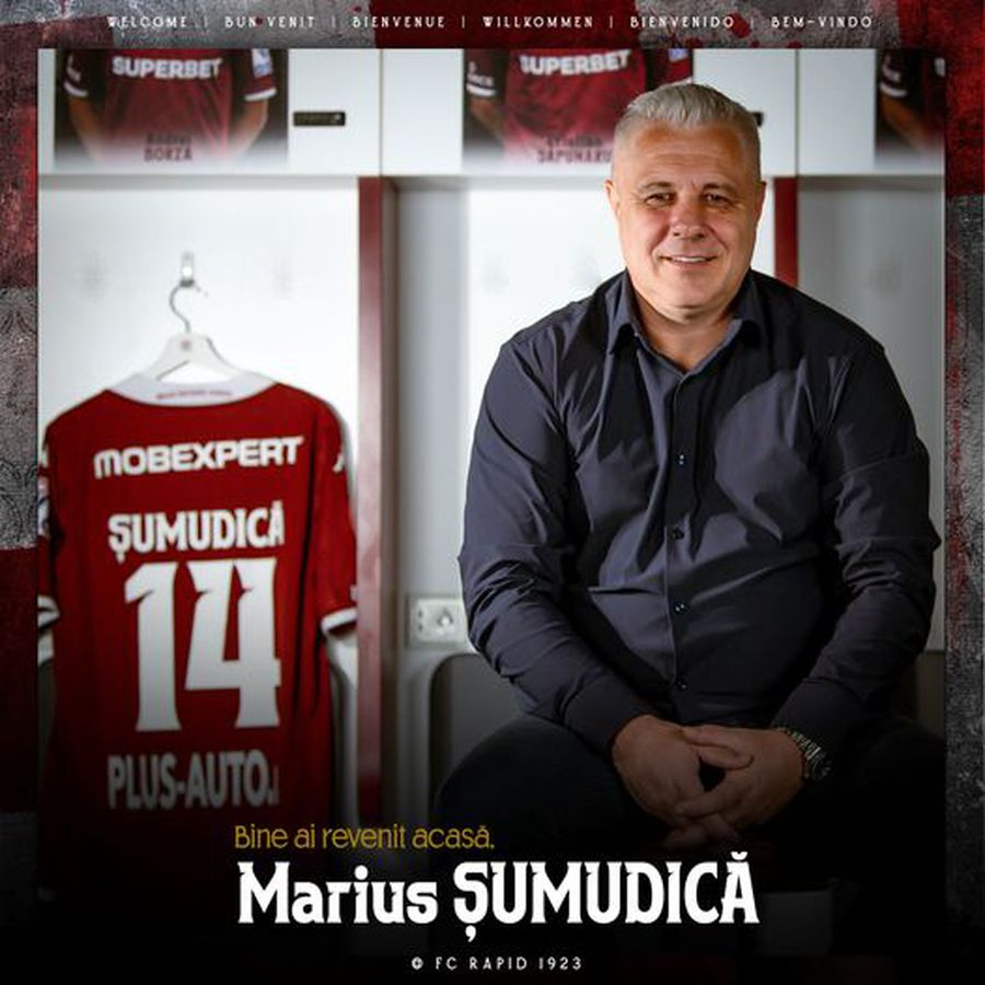 Rapid are un nou antrenor! Marius Șumudică a ajuns în Giulești și a semnat contractul » A venit și anunțul oficial