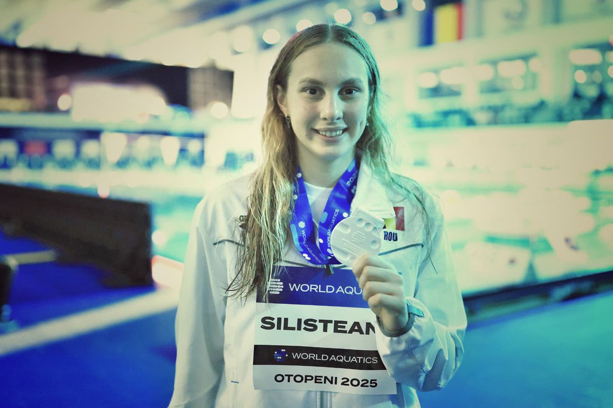 Daria Silișteanu, argint în proba de 100 m spate la Campionatele Mondiale de juniori de la Otopeni