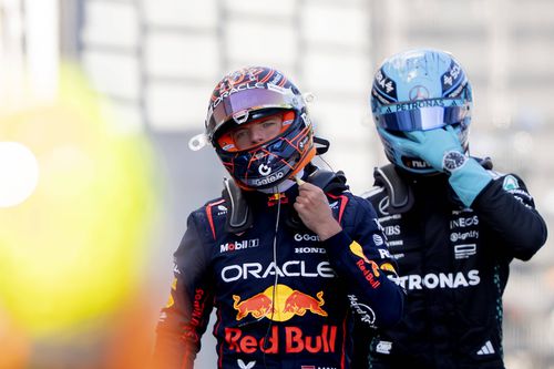 Max Verstappen și George Russell // FOTO: Imago