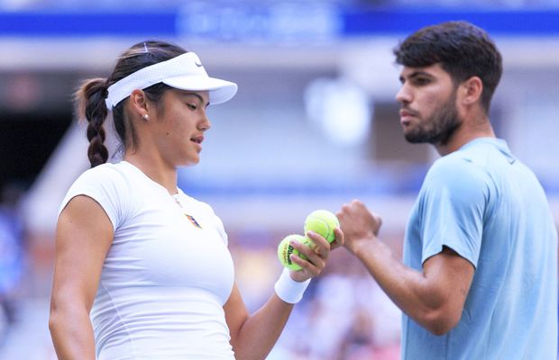 Perechea Alcaraz - Emma Răducanu, eliminată încă din primul meci de la US Open