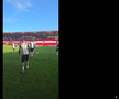 Au dat buzna în scenografia scoțienilor! FCSB, antrenament oficial pe stadionul special al lui Aberdeen: Marea Nordului, la 300 m de peluză