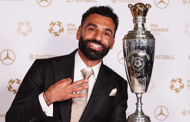 Salah a scris istorie: a devenit primul jucător care câștigă pentru a treia oară premiul de jucătorul anului în Premier League