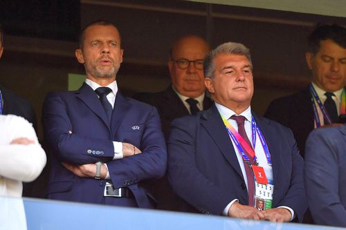 Aleksander Ceferin și Joan Laporta / Foto: Imago Images