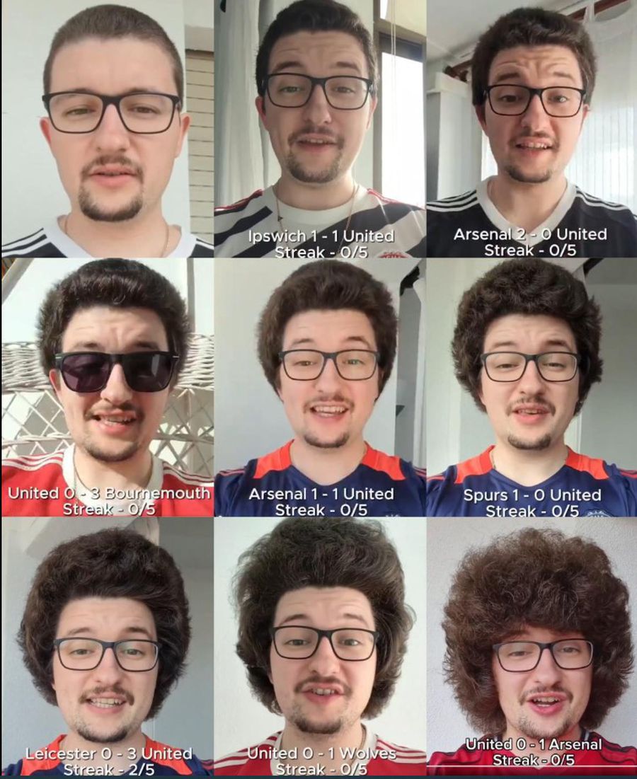 Provocare amuzantă a unui fan al lui Manchester United » Incredibil cum s-a transformat în ultimele zece luni!