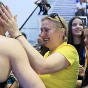 Daria Silișteanu și mama sa  la finalul cursei de argint FOTO Cristi Preda