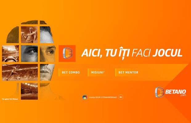 Tu îți faci jocul pe Betano!