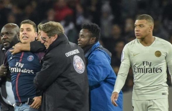 VIDEO Sancțiuni dure pentru fanul lui PSG care a intrat pe teren pentru un selfie cu Mbappe