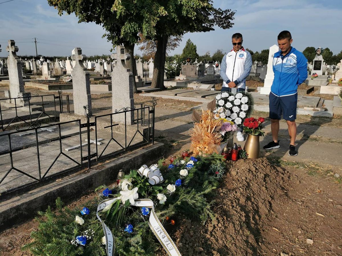 Pancu, Cristea și Onofraș au depus flori la mormântul lui Ionuț Popa: „Și-au amintit cum le descrețeai frunțile cu replicile pline de umor”