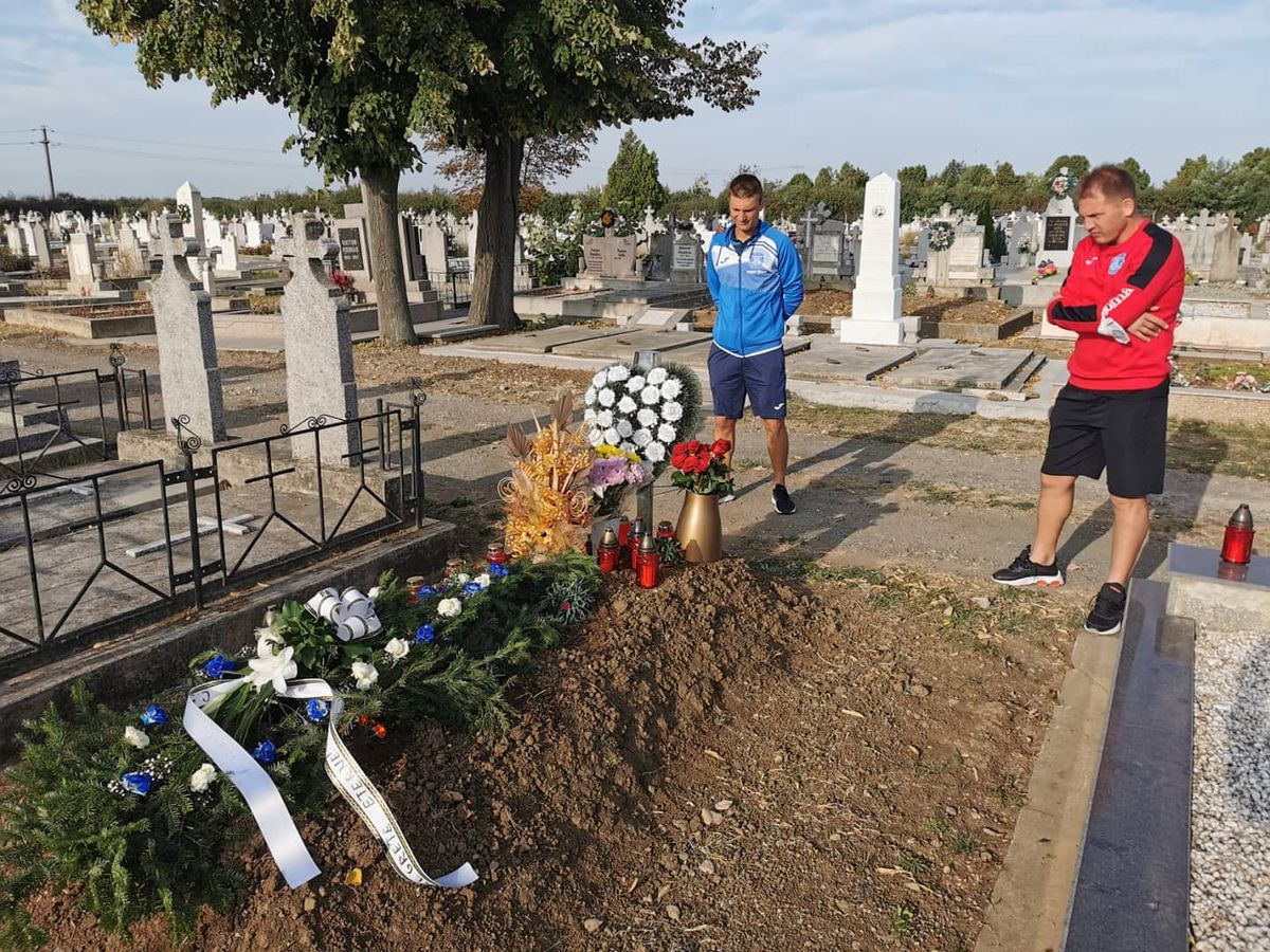 Pancu, Cristea și Onofraș au depus flori la mormântul lui Ionuț Popa: „Și-au amintit cum le descrețeai frunțile cu replicile pline de umor”