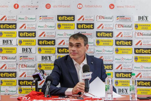 UTA are probleme financiare. Alexandru Meszar, coordonatorul proiectului fotbalistic din Arad, a cerut ajutorul autorităților locale.