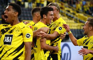 FOTO „Patru mustangi sălbatici”: Borussia Dortmund a răspuns spectaculos după show-ul lui Bayern! Haaland, Sancho, Reyna și Bellingham au impresionat