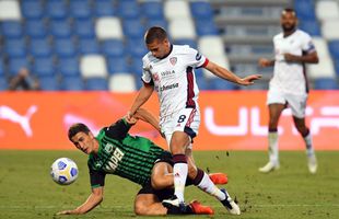 Sassuolo - Cagliari 1-1 » Răzvan Marin a debutat în Serie A contra lui Vlad Chiricheș! Cum s-au descurcat cei doi