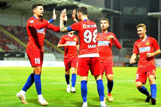 Nu mai puțin de 11 jucători eligibili pentru regula U21 au fost rulați de FCSB pe durata meciului