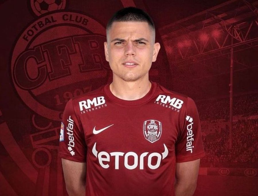 Dusan Celar, în tricoul lui CFR Cluj Transfer peste capul lui Dan Petrescu la CFR Cluj: „Nu l-am adus eu, nu-l cunosc pe jucătorul ăsta”