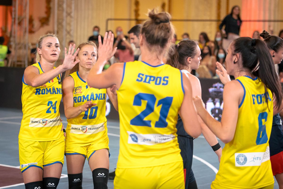 Sala Unirii din Palatul Parlamentului, transformată în teren de baschet! » România, în semifinalele FIBA 3x3 World Finals