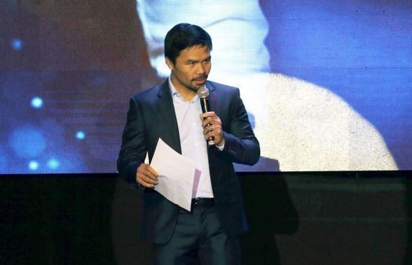 Boxerul Manny Pacquiao candidează la președinție în Filipine: „Întotdeauna voi fi un luptător”