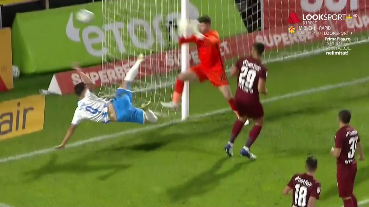 A uitat unde e poarta! Andrei Ivan, moment incredibil în CFR Cluj - CSU Craiova