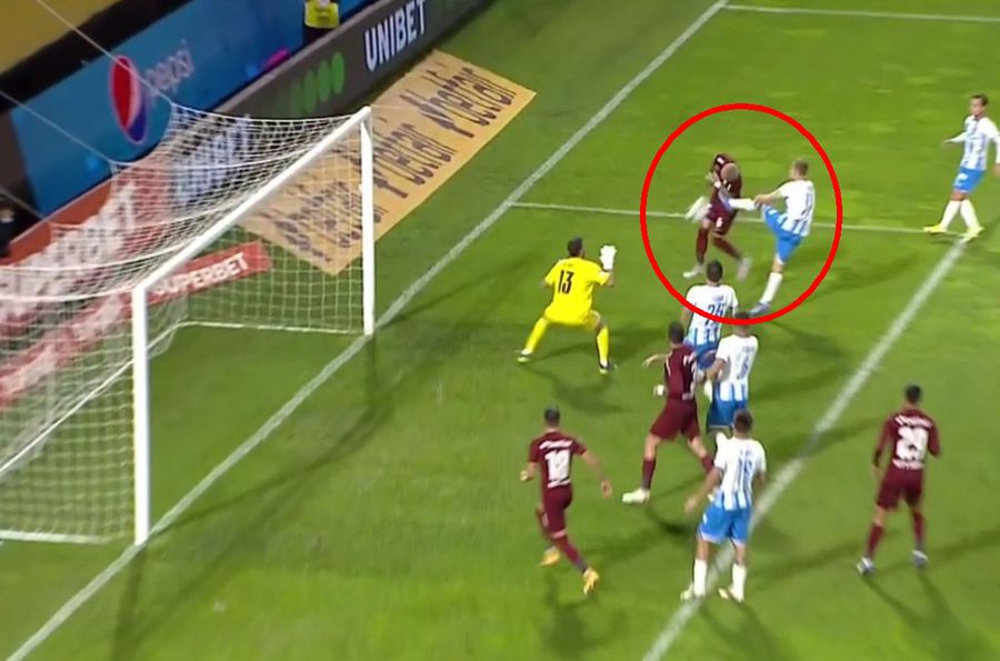 Marcel Bîrsan a comis-o! Penalty nedat și roșu neacordat în CFR Cluj - CS Universitatea Craiova 1-0