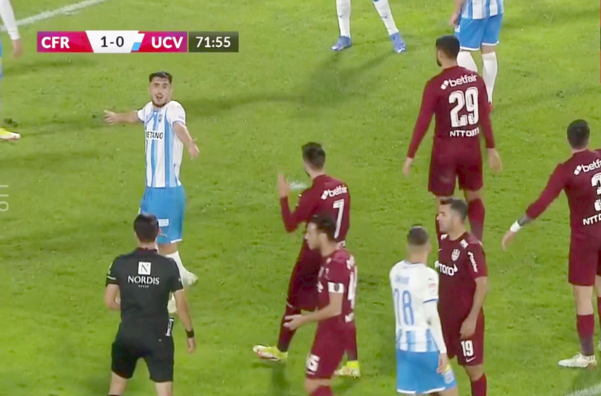 Marcel Bîrsan a comis-o! Penalty nedat și roșu neacordat în CFR Cluj - CS Universitatea Craiova 1-0