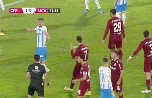 Marcel Bîrsan a comis-o! Penalty nedat și roșu neacordat în CFR Cluj - CS Universitatea Craiova 1-0