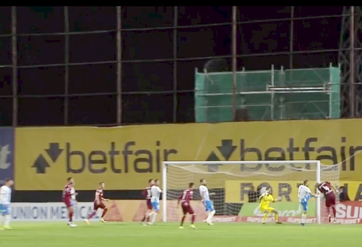 Penalty neacordat CFR Cluj - CSU Craiova / FOTO: Captură @Look Sport