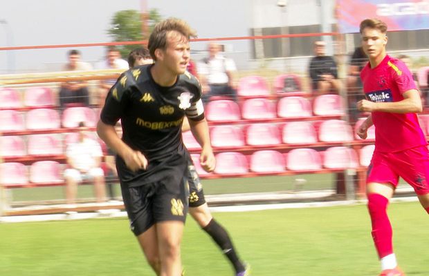 Cu Șucu jr. căpitan în centrul apărării, Rapid a fost spulberată de FCSB în Liga de Tineret » Cum s-a mișcat fiul patronului giuleștean