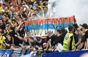UEFA a dat verdictul! Ce sancțiune a primit România după incidentele din partida contra Kosovo