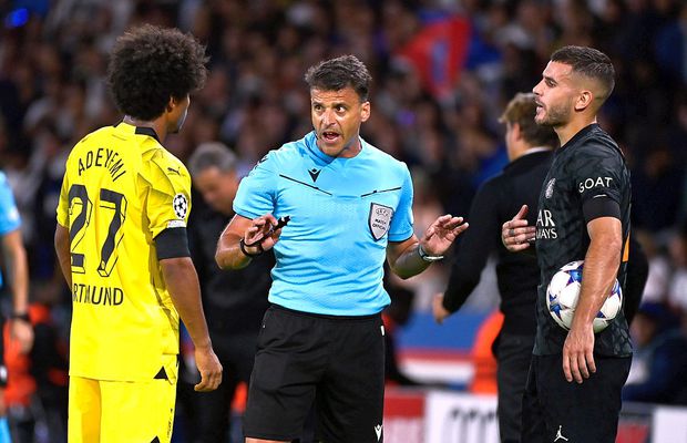 Șefii Borussiei Dortmund îl fac praf pe arbitru după eșecul cu PSG: „O decizie total greșită!”