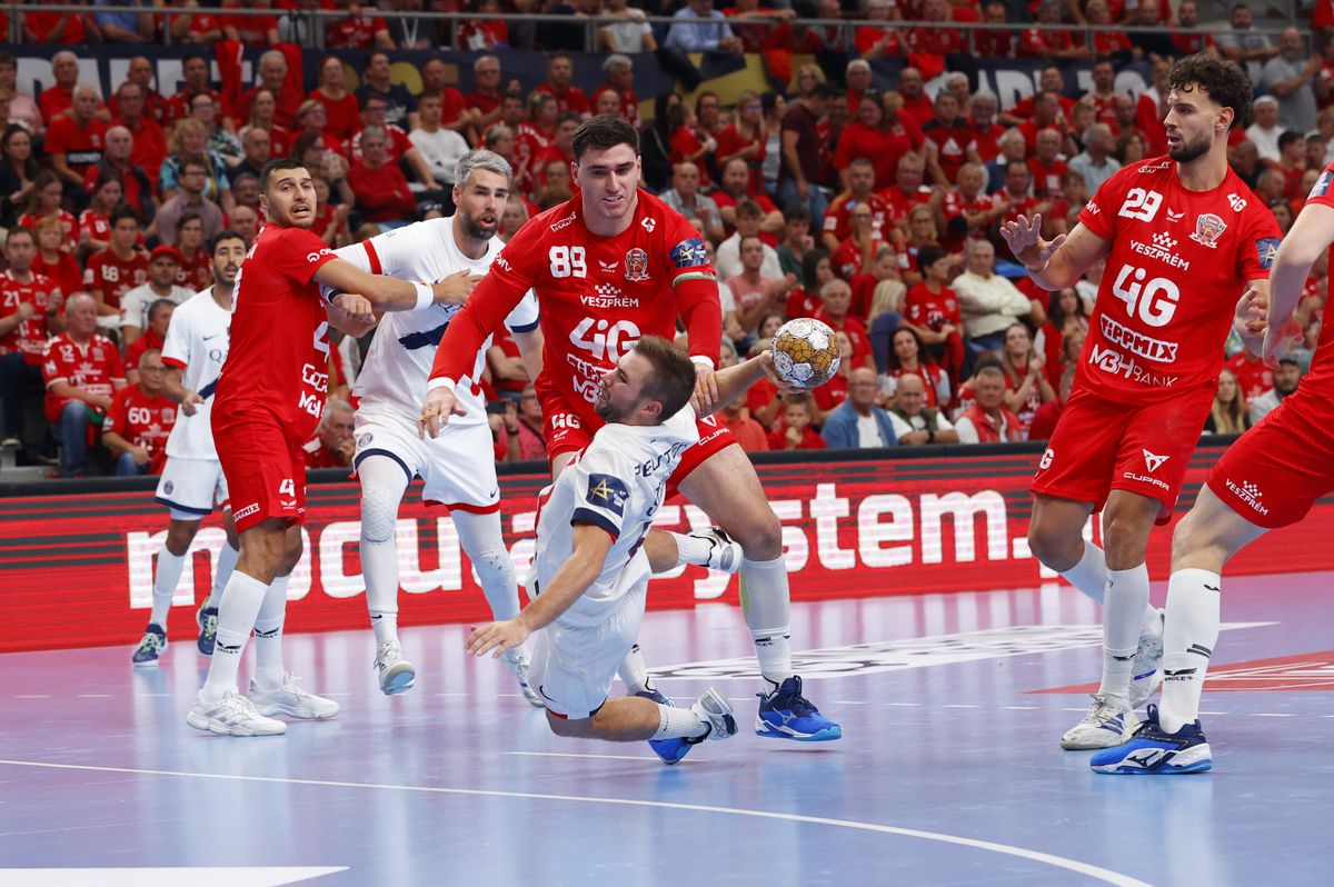 lohim Prandi, descumpănit de desfășurarea meciului Veszprem - PSG