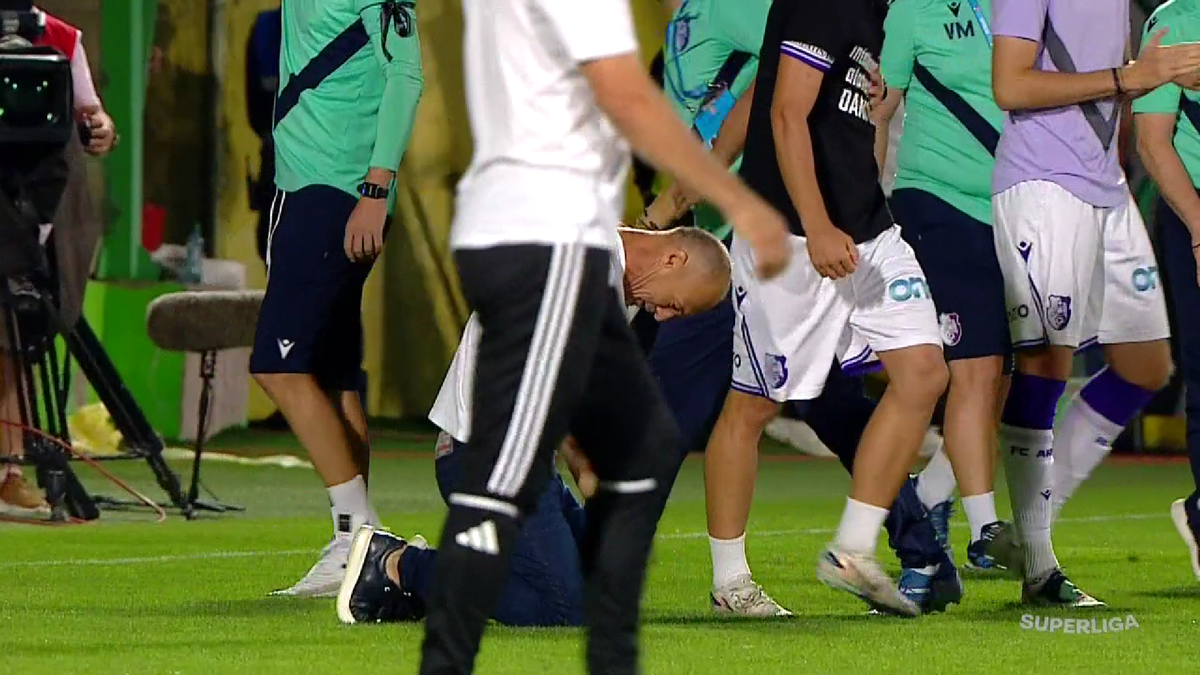 Bucuria lui Bogdan Andone după FC Argeș - U Cluj