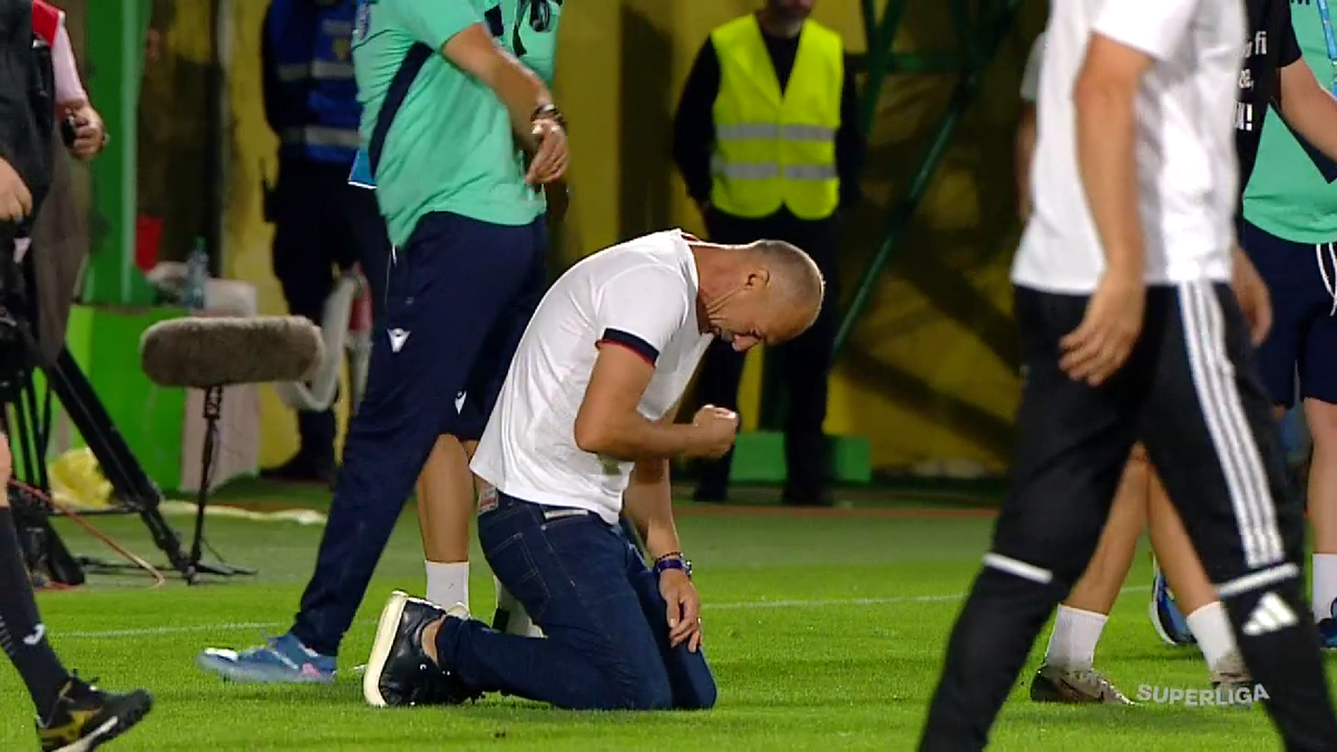 Bucuria lui Bogdan Andone după FC Argeș - U Cluj