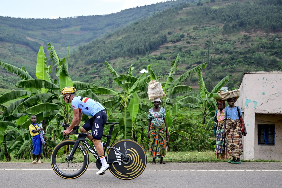 Imagini spectaculoase din Rwanda, de la Campionatele Mondiale de ciclism pe șosea