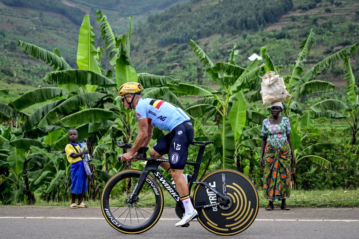 Imagini spectaculoase din Rwanda, de la Campionatele Mondiale de ciclism pe șosea