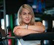 Ionela Sapariuc, la sala de fitness