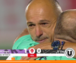 Bucuria lui Bogdan Andone după FC Argeș - U Cluj. FOTO: captură Orange Sport