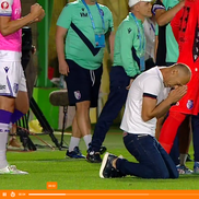 Bucuria lui Bogdan Andone după FC Argeș - U Cluj. FOTO: captură Orange Sport