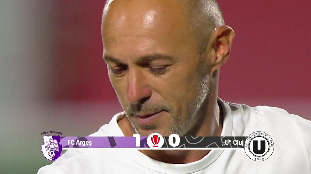 Bucuria lui Bogdan Andone după FC Argeș - U Cluj