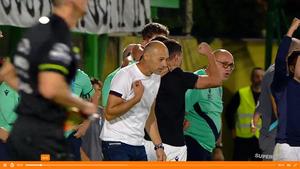 Bucuria lui Bogdan Andone după FC Argeș - U Cluj