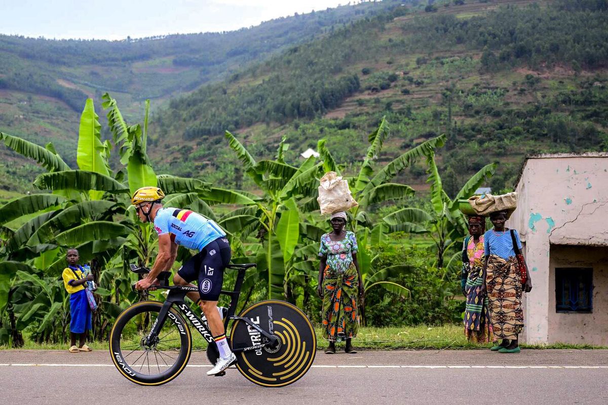 Imagini spectaculoase din Rwanda, de la Campionatele Mondiale de ciclism pe șosea