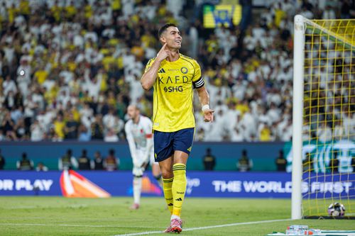 Cristiano Ronaldo  a reușit o nouă „dublă”, iar Al Nassr s-a impus categoric în derby-ul cu Al Riyadh (5-1) // FOTO: Getty Images