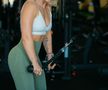 Ionela Sapariuc, la sala de fitness