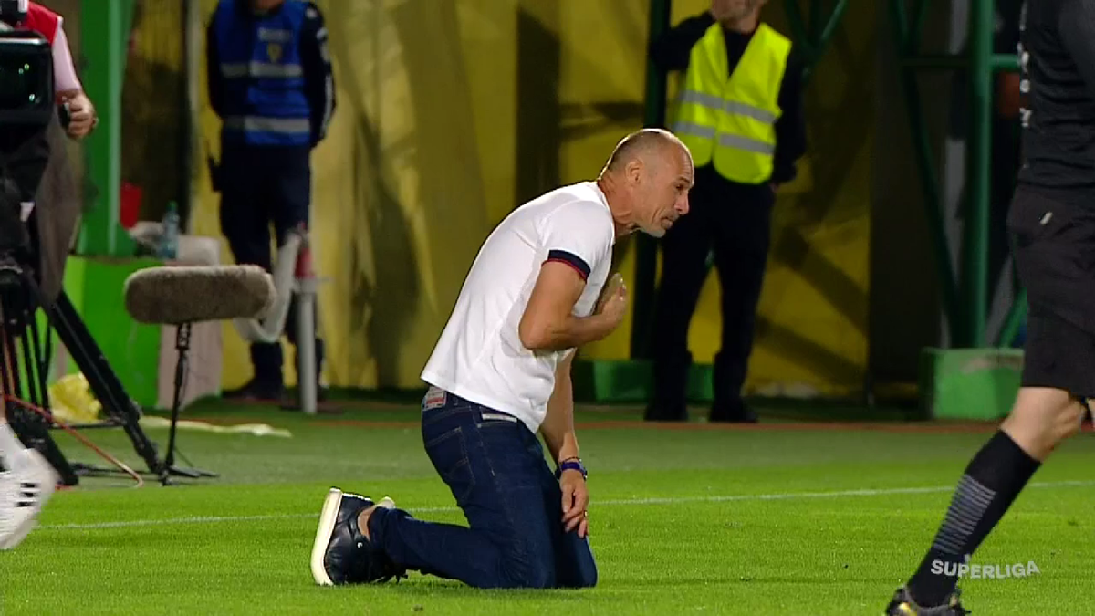 Bucuria lui Bogdan Andone după FC Argeș - U Cluj