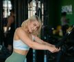 Ionela Sapariuc, la sala de fitness