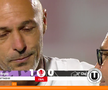 Bucuria lui Bogdan Andone după FC Argeș - U Cluj. FOTO: captură Orange Sport