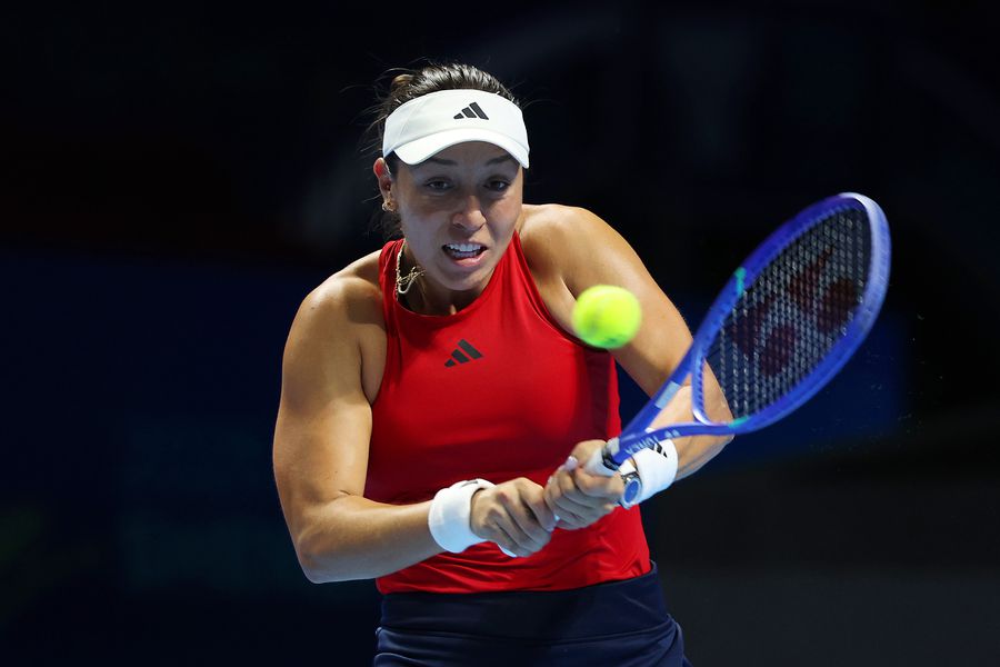 Jessica Pegula în acțiune FOTO Guliver/GettyImages Emma Navarro și Jessica Pegula au dus SUA în finala Billie Jean King Cup