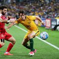 Mahmoud Al Mawas (stânga), într-un meci între Siria și Australia // foto: Guliver/gettyimages